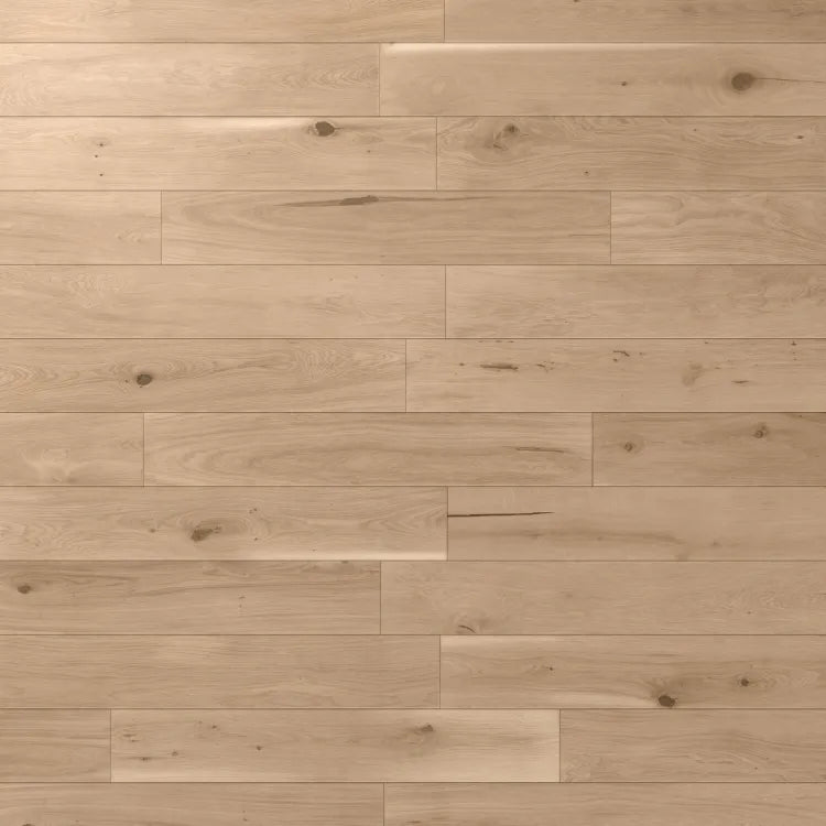 Parquet contrecollé chêne naturel campagne huilé XL BARLINEK, l.18 cm