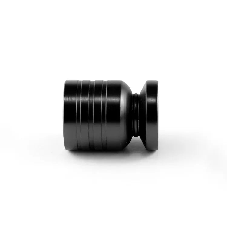 Bouton de meuble cylindrique Tour, aluminium noir