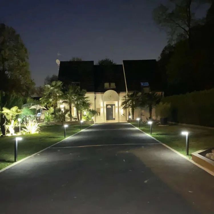 Borne solaire Venus, 600 lumens, noir, LUMIHOME