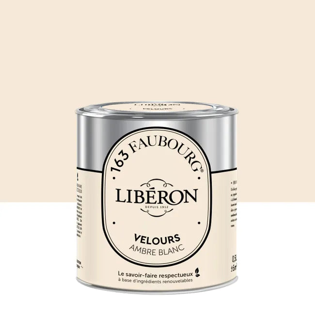 Peinture mur, boiserie ambre blanc velours LIBÉRON 163 faubourg 0.5L