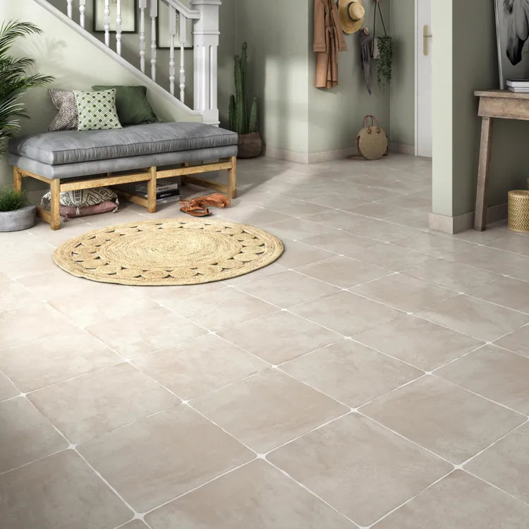 Lot de 3 plinthes carrelage Monastère, blanc, Ht. x L. 30 cm, Ep.9 mm