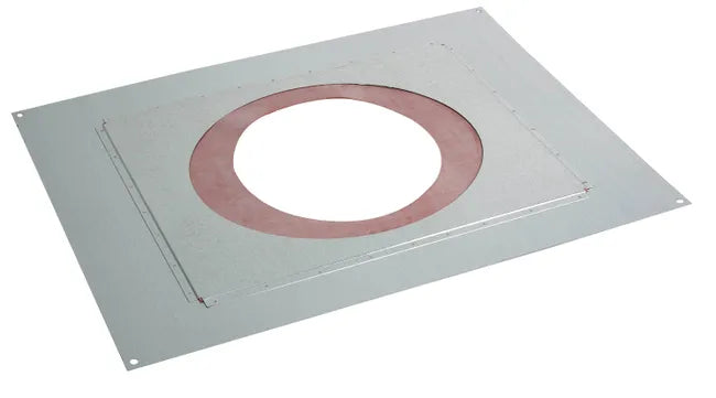 Plaque distance sécurité étanche Pdse 100-150 pgi POUJOULAT D.100 mm 430x430