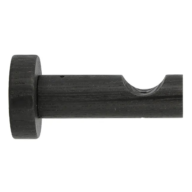 Support pour tringle à rideau Bohème 28mm noir brut MOBOIS