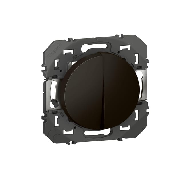 Double poussoir à assembler, LEGRAND Dooxie, noir