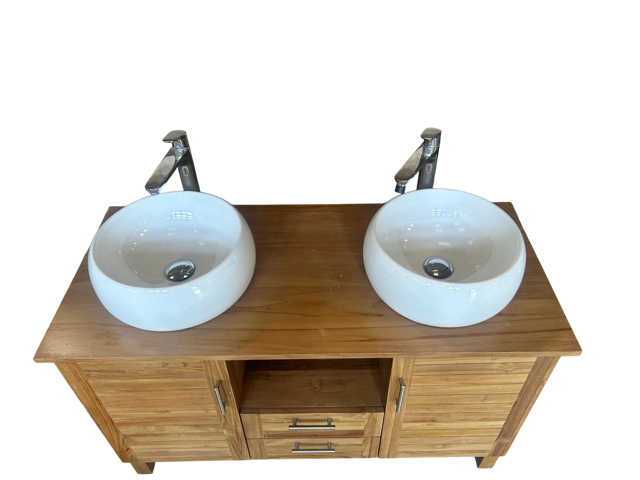Meuble bas salle de bain + vasque