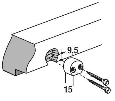 Gâche pour serrures multipoint encastrées, THIRARD