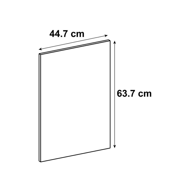 Porte de cuisine Chicago vert mat H.63.7 x l.44.7 cm