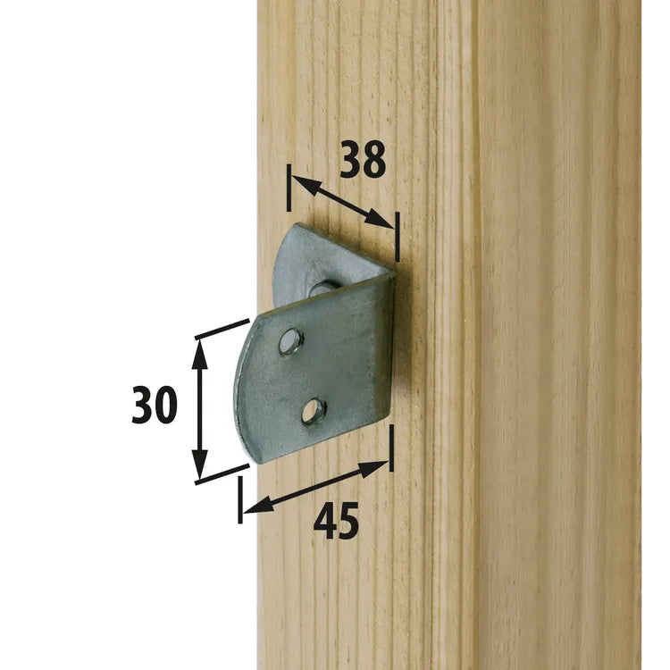 Equerre à visser, 45 x 30 mm