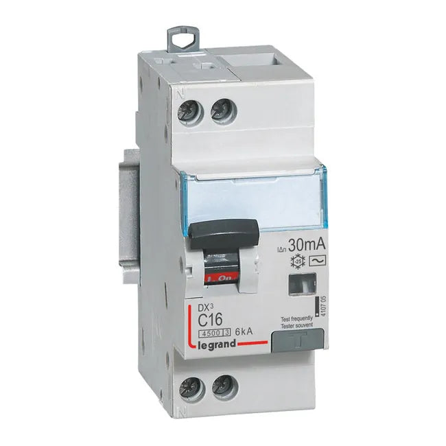 Disjoncteur différentiel LEGRAND, 30 mA 16 A type AC arrivée haut / départ haut