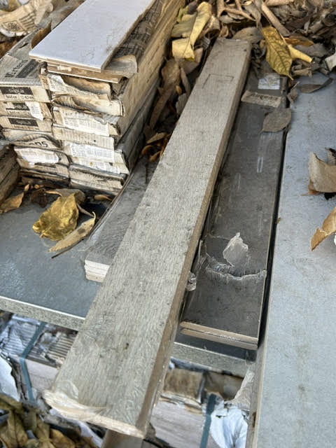 Lot de 3 plinthes, beige Megeve bois clair, l. 6.2 x L. 60 cm, Ep.9 mm