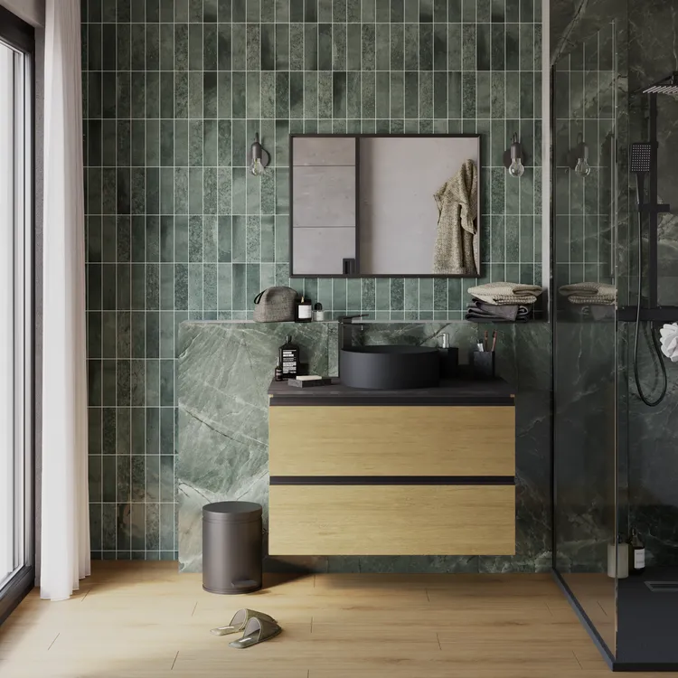 Sol stratifié intenso Aqua100 ARTENS natural, Ep.7 mm, résistant à l'eau 100H
