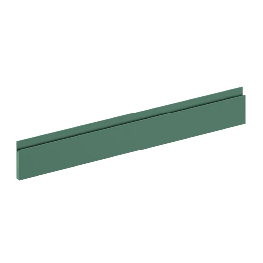 Façade de tiroir de cuisine Osaka vert laguna mat H.12.5 x l.79.7 cm