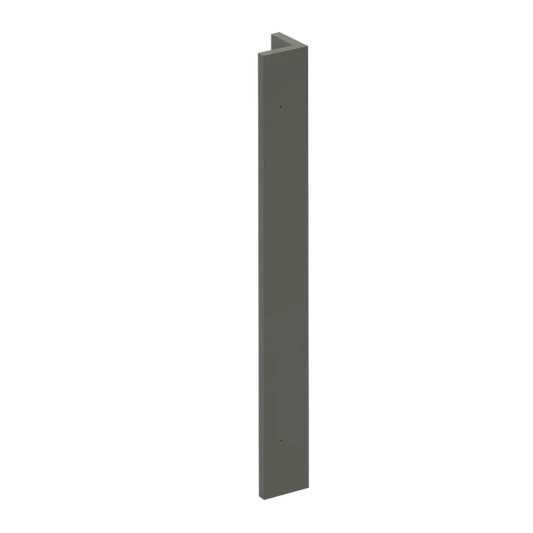 Fileur d'angle Newport argile mat H.76.8 x l.9 cm