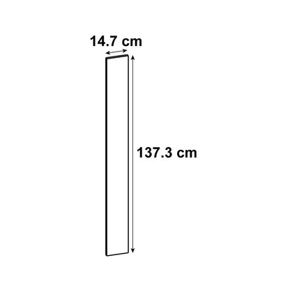 Porte de cuisine DELINIA ID Tokyo blanc mat H.137.3 x l.14.7 cm