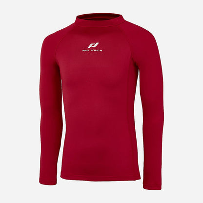 Haut première couche enfant Sameul NOIR/ROUGE