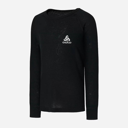 Haut thermique enfant Crew Neck Warm NOIR