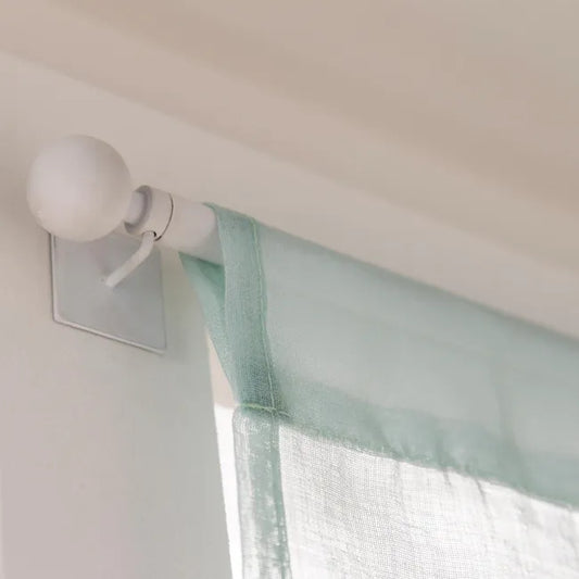 Barre de vitrage blanc Design, L.38 - 70 cm, diam.10 mm, INSPIRE