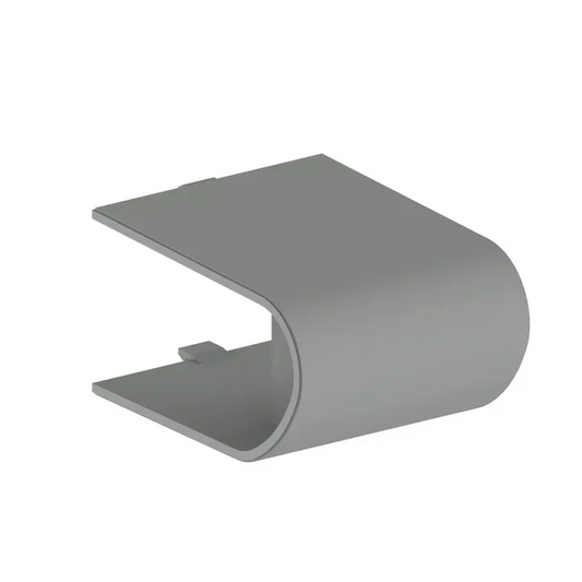 Cache pour barre d'appui L.7.6 cm gris onyx AKW