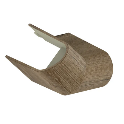 Cache pour barre d'appui L.7.6 cm bois onyx AKW