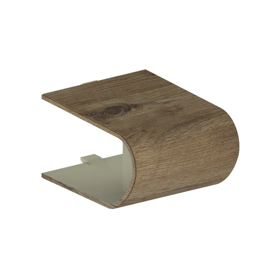 Cache pour barre d'appui L.7.6 cm bois onyx AKW