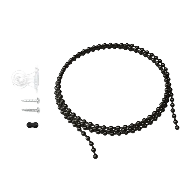 Chaînette INSPIRE noire 5m pour store enrouleur