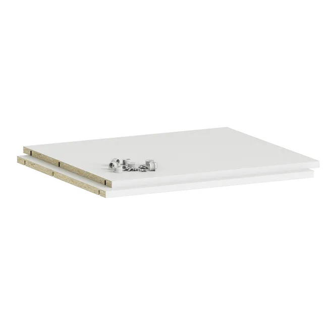 Lot de 2 étagères SPACEO Evo'M P.50 pour caisson L.60 x P.50 cm