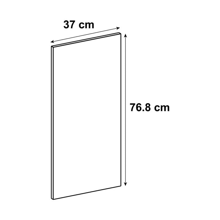 Joue de cuisine Hudson chêne clair mat H.76 x l.36.7 cm