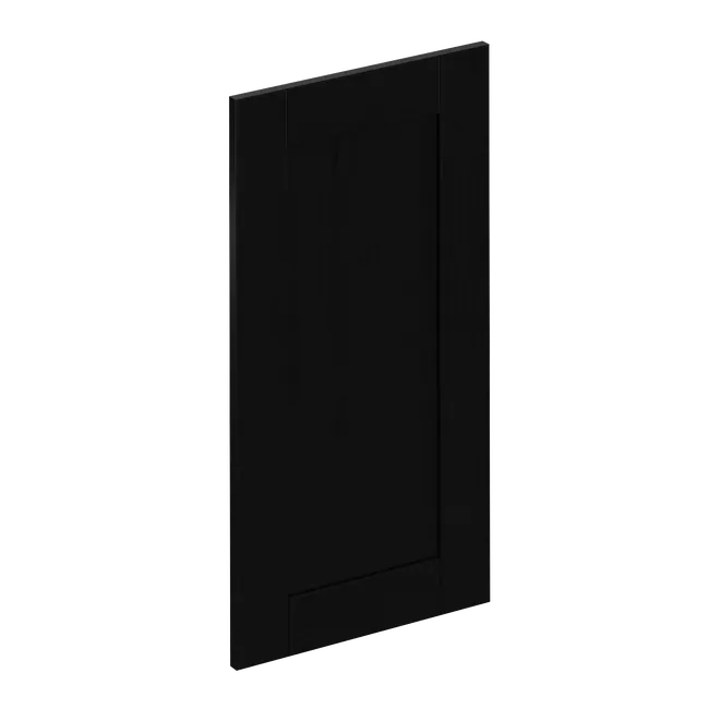 Porte de cuisine Boston noir mat H.50.9 x l.39.7 cm