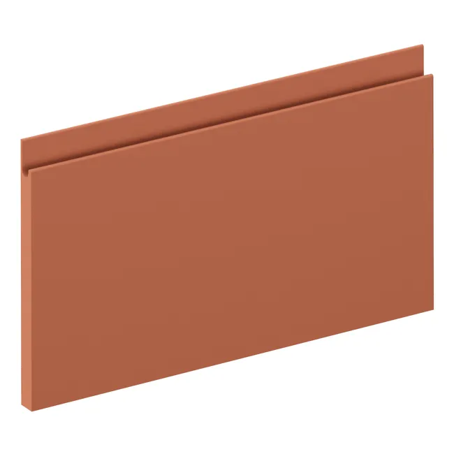 Façade de tiroir de cuisine Tokyo terracotta mat H.25.3 x l.44.7 cm