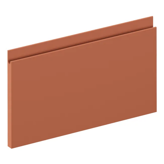 Façade de tiroir de cuisine Tokyo terracotta mat H.25.3 x l.44.7 cm