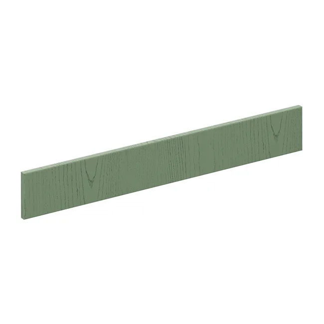 Façade de tiroir de cuisine Boston vert clair mat H.12.5 x l.79.7 cm