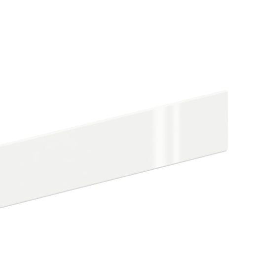 Plinthe de cuisine, blanc DELINIA, H.15 x L.2.4 m x Ep.13 mm