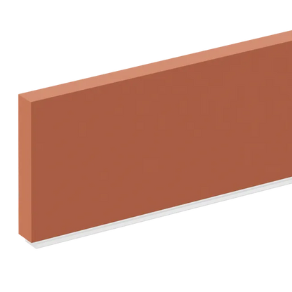 Plinthe de cuisine avec bavette Tokyo, terracotta H.10 x L.240 cm, Ep.19 mm