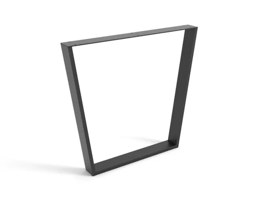 Pied XXL PEZTRA REI, noir époxy, h. 71 x l. 8 x p. 78 cm