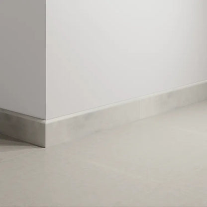 Lot de 3 plinthes carrelage Béton gris clair n°20, Ht. x L. 45 cm, Ep.8.2 mm