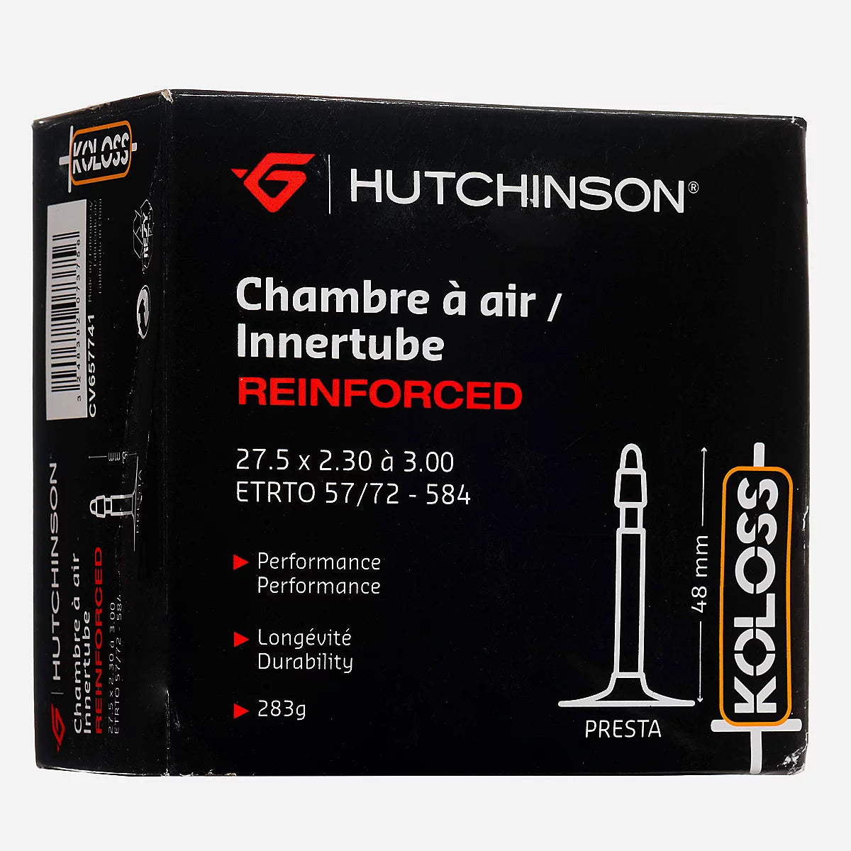 Chambre à air valve Presta CH 27,5X2,30/3,00 RENF VP