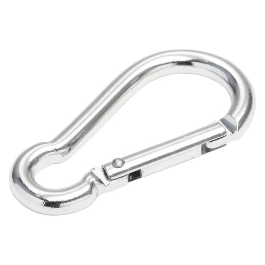 Mousqueton aluminium STANDERS, L.60 x l.20 x Ep.6 mm
