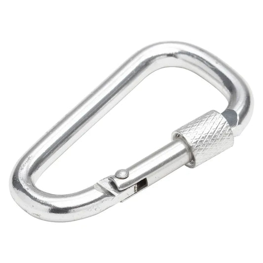 Mousqueton aluminium anodisé STANDERS, L.60.0 x l.34.0 x Ep.6.0 mm