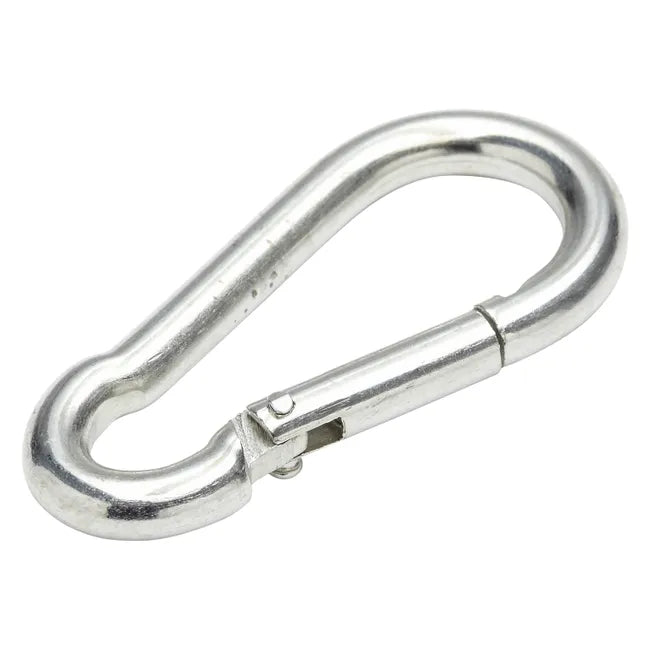 Mousqueton acier zingué STANDERS, L.50 x l.17 x Ep.5 mm