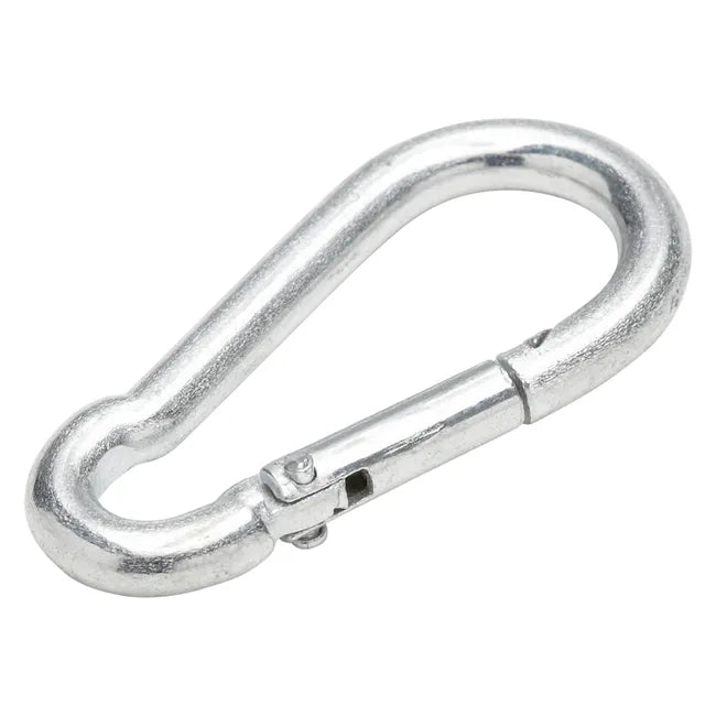 Mousqueton acier zingué STANDERS, L.40 x l.14 x Ep.4 mm