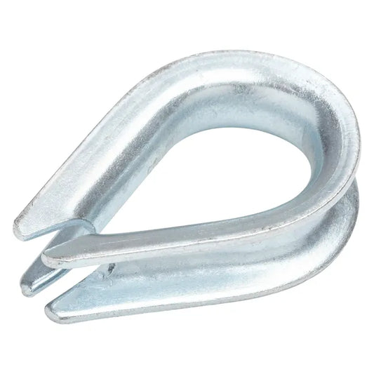 Cosse coeur acier zingué, STANDERS x L.125 x l.32 mm