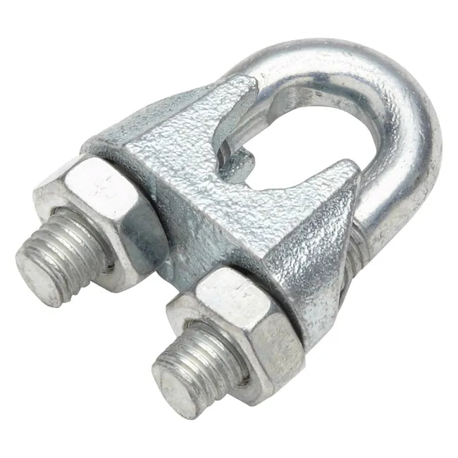 Serre-câble acier zingué, STANDERS x L.19 x l.38 mm