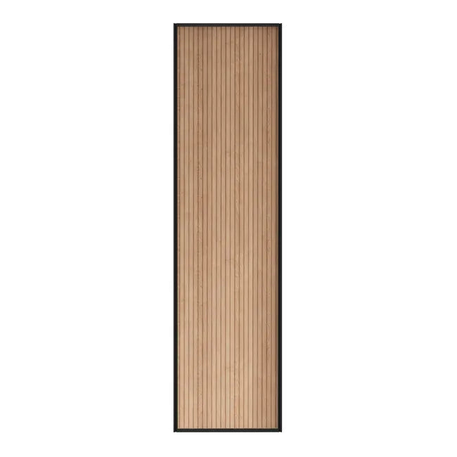 MAD Porte de placard coulissante SPACEO Woodline profil acier H.250 x L.96.2 CM