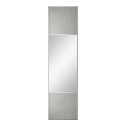 Porte de placard coulissante Ciment l.66.2xH.250cm