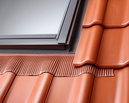 Raccord fenêtre de toit VELUX tuiles H.140 x l.78 Edw mk08 0700c2, rouge brun