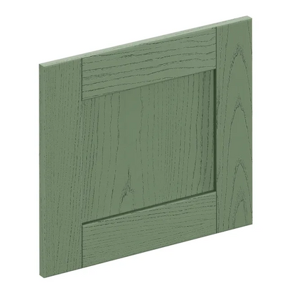 Façade de tiroir de cuisine Chicago vert mat H.38.1 x l.59.7 cm
