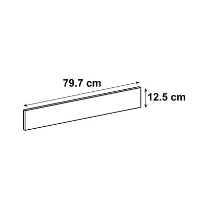 Façade de tiroir de cuisine Roma effet chêne mat H.12.8 x l.79.7 cm