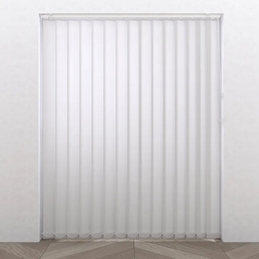 Lot de 5 lamelles de store californien Pure, l.8.9 x H.260 cm, blanc