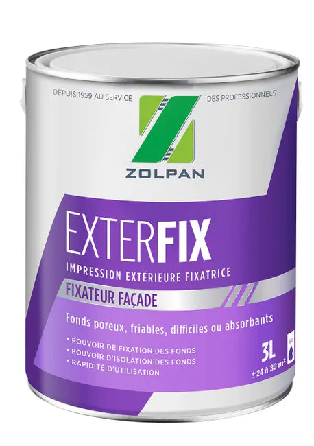 Sous-couche Façade exter fix ZOLPAN 3L