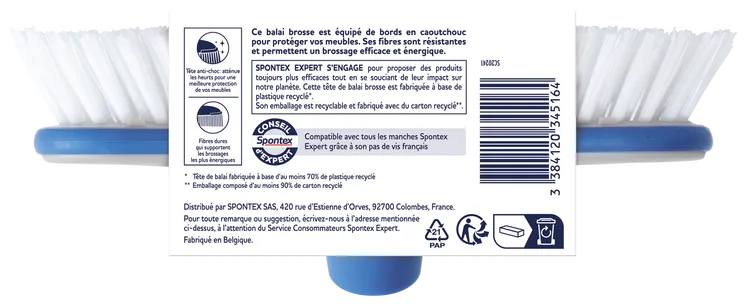 Tête de balai en polypropylène SPONTEX EXPERT